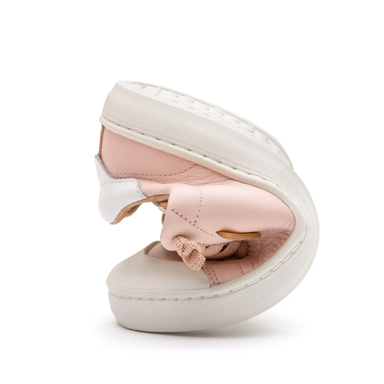 Tip Toey Joey Girl's Volt Sneakers - Blossom Pink / White cloud feel