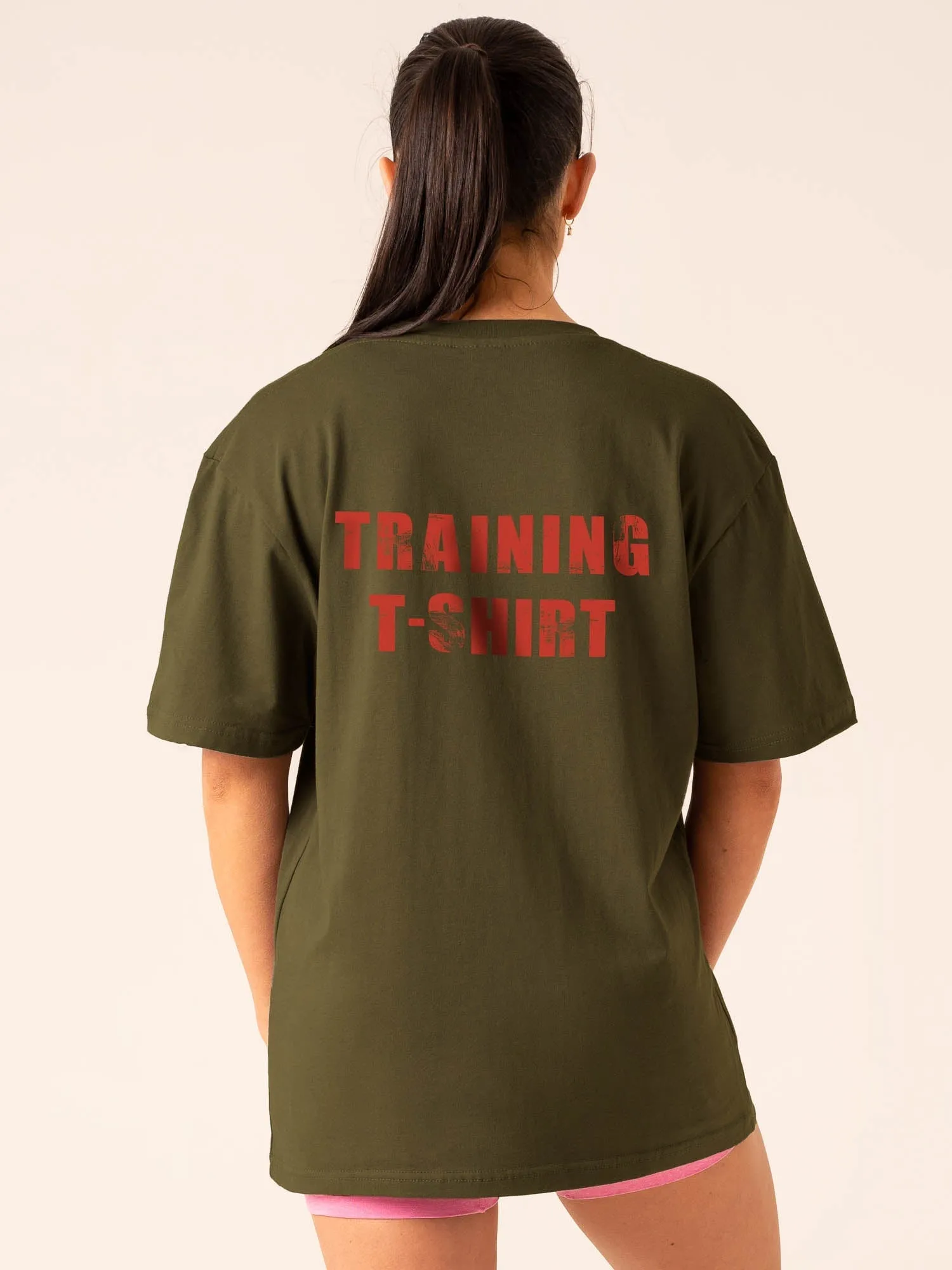 Training T-Shirt - Olive vibrant colors