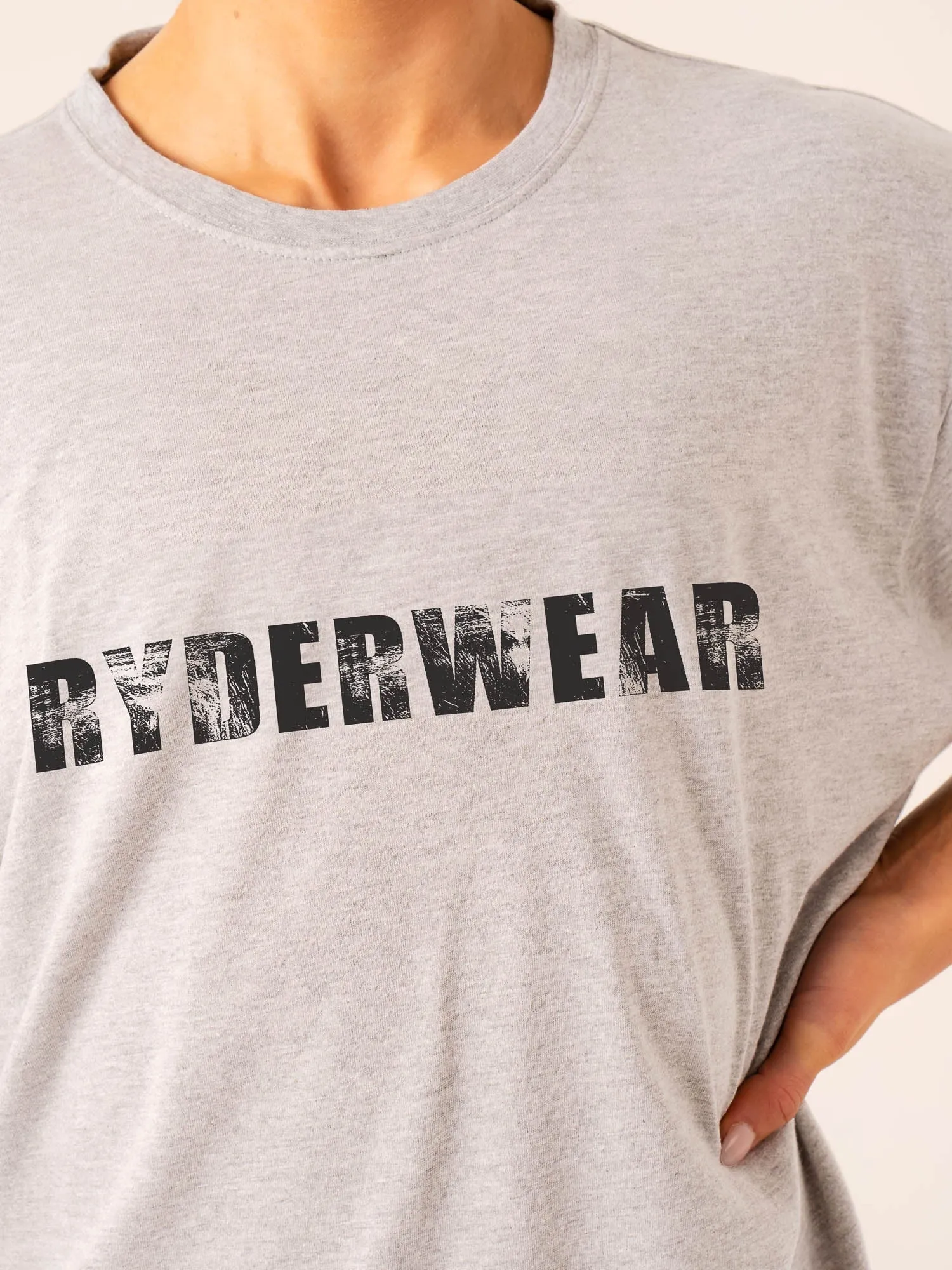 Training T-Shirt - Snow Marl wrinkle free