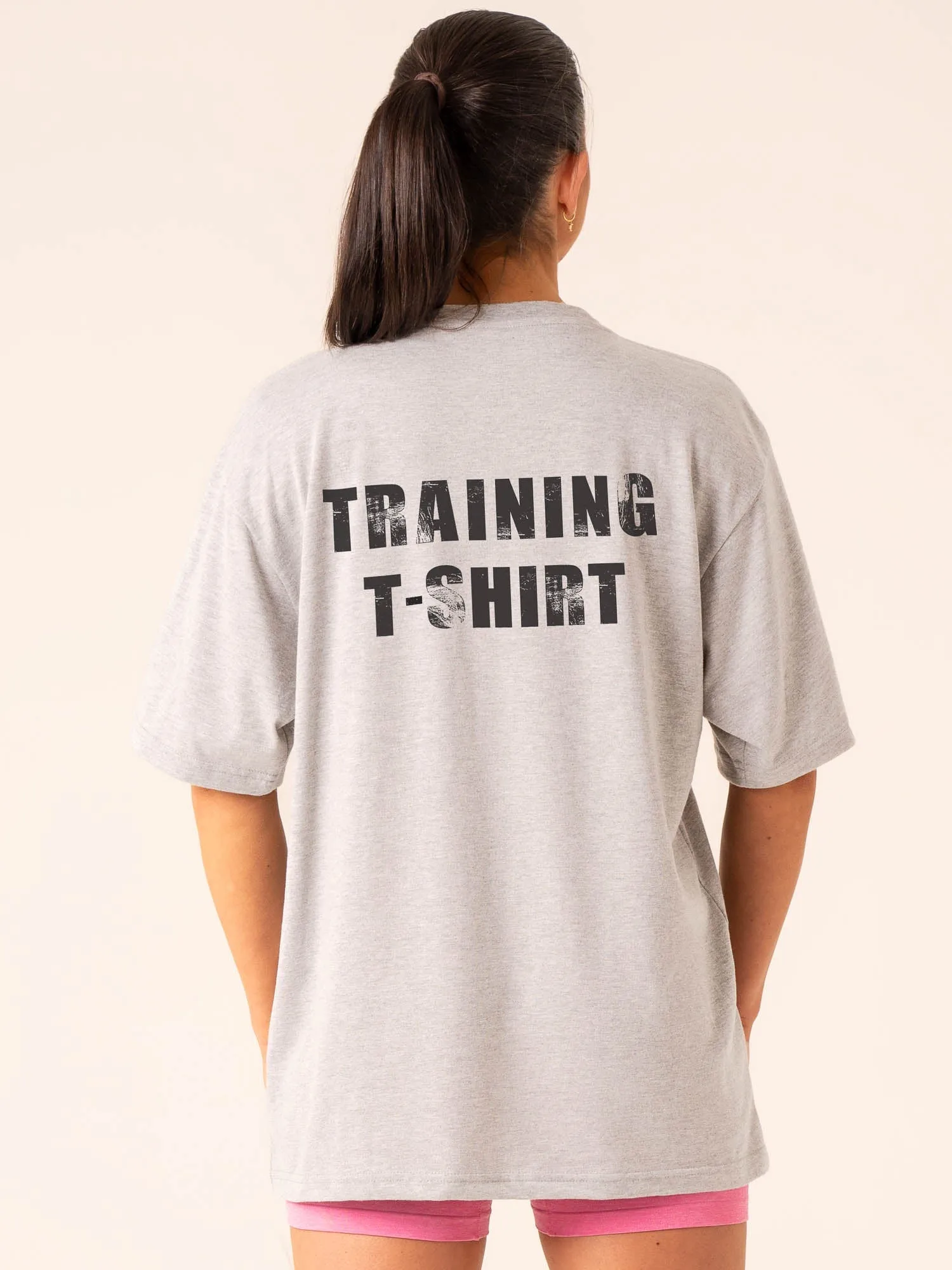Training T-Shirt - Snow Marl soft texture