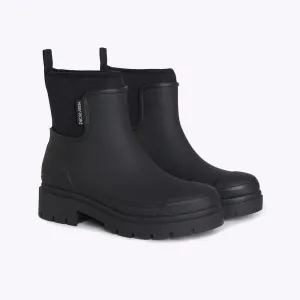 Tully Rain Boot in Black from Merry People city bound