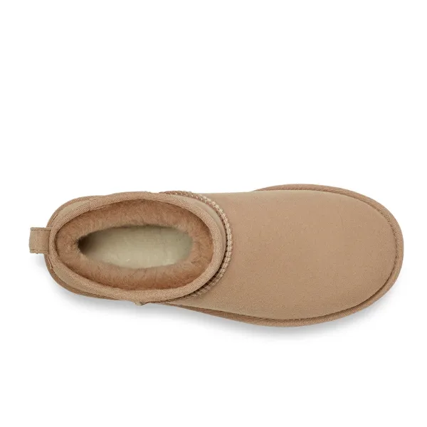 UGG Women's Classic Ultra Mini Sand flow fit