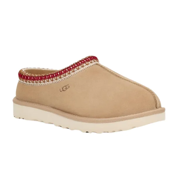 UGG Women's Tasman Slipper Sand/Dark Cherry foot friend