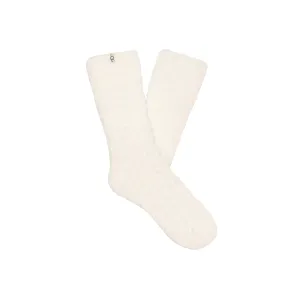 UGG Women's Teddi Cozy Crew Sock Cream Abrasion Proof