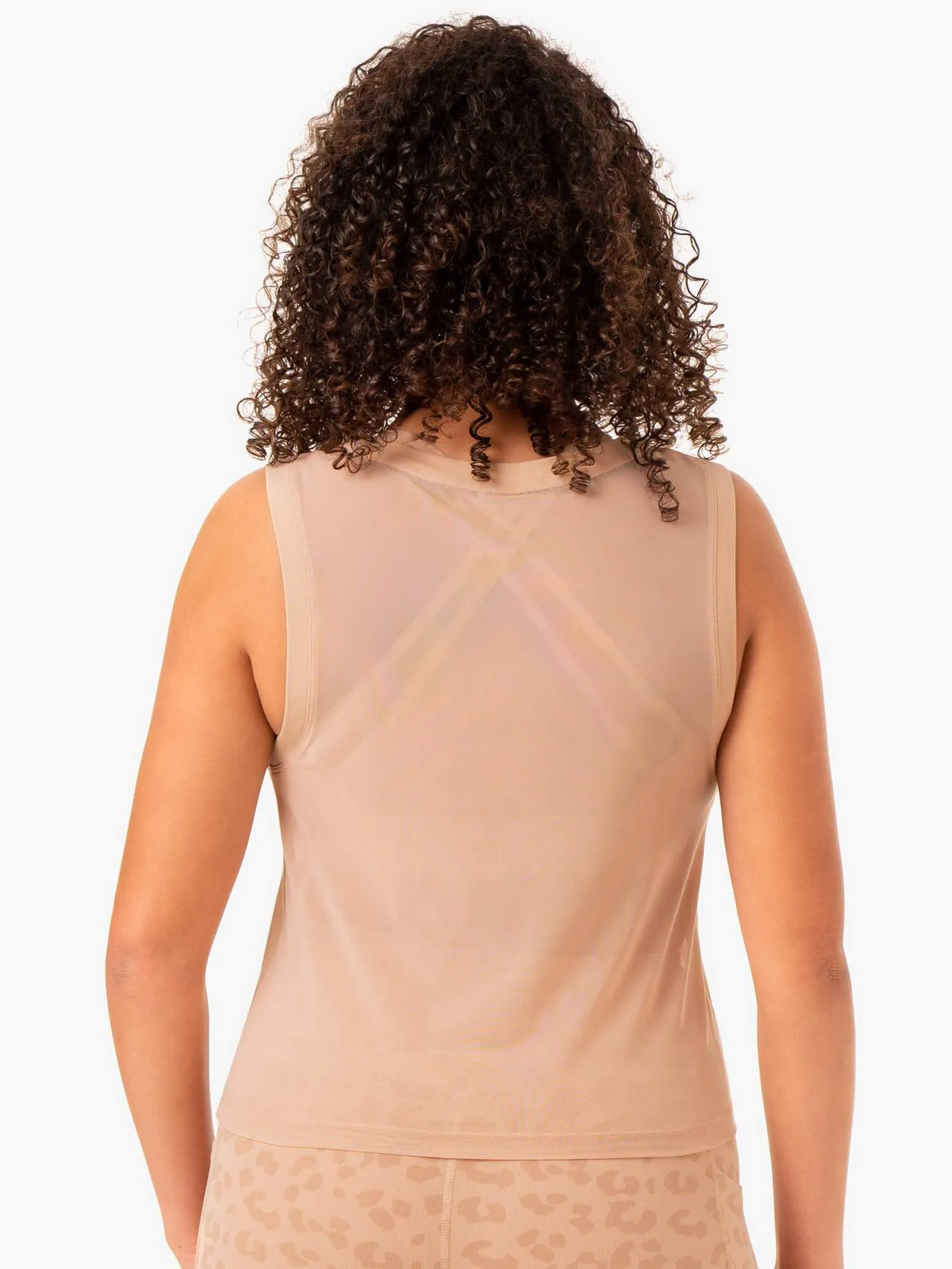Ultra Mesh Tank - Tan easy travel