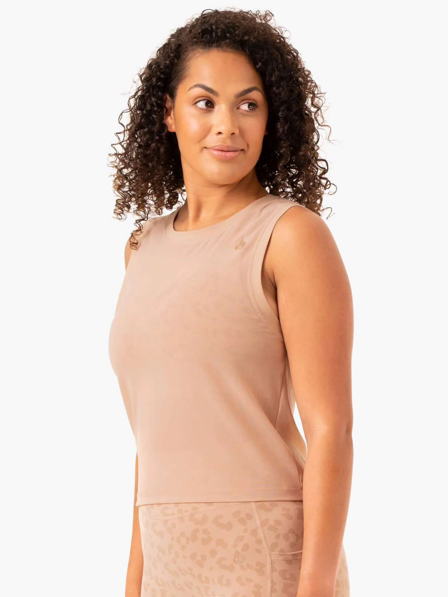 Ultra Mesh Tank - Tan diverse style