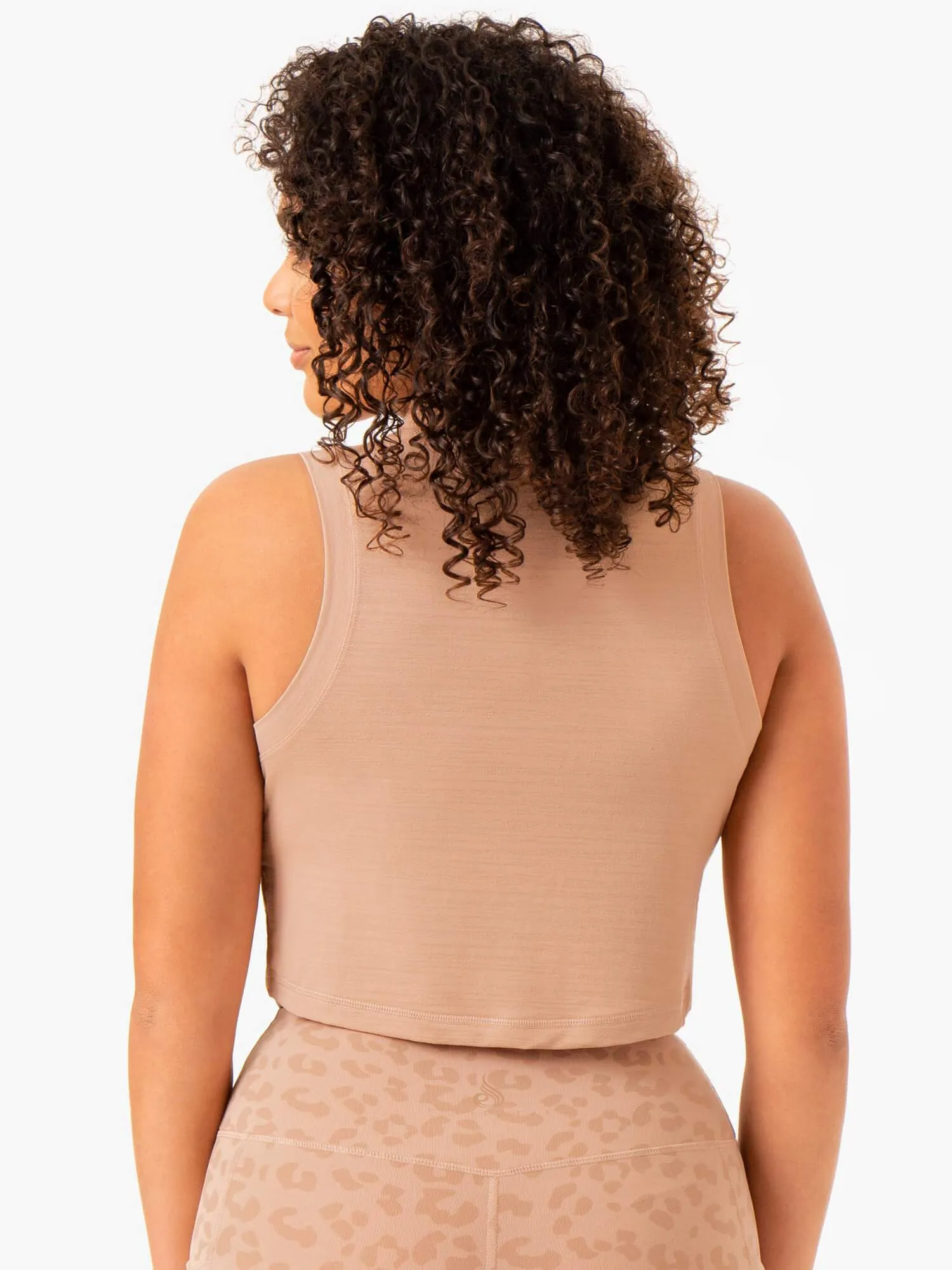 Ultra Scoop Tank - Tan trend leader