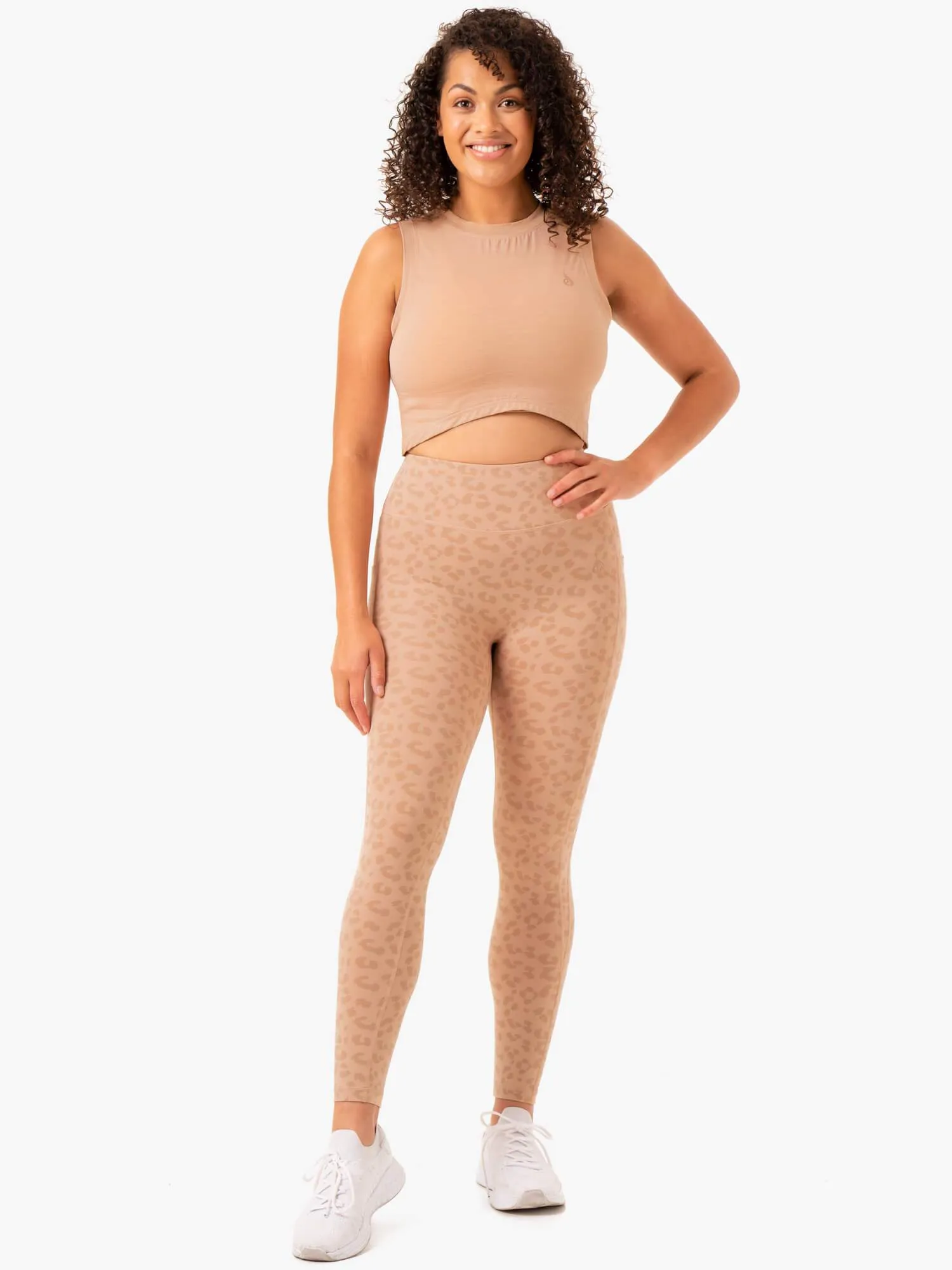 Ultra Scoop Tank - Tan lightweight comfort