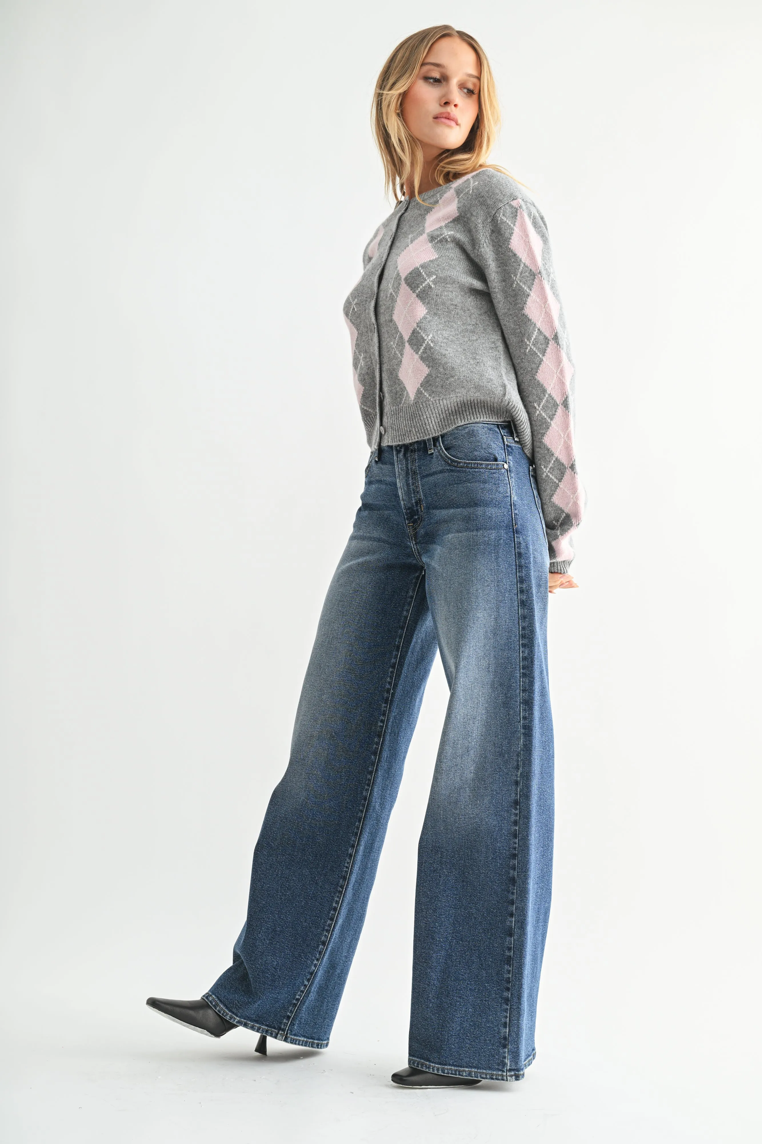 Ultra Wide Jean faded wash