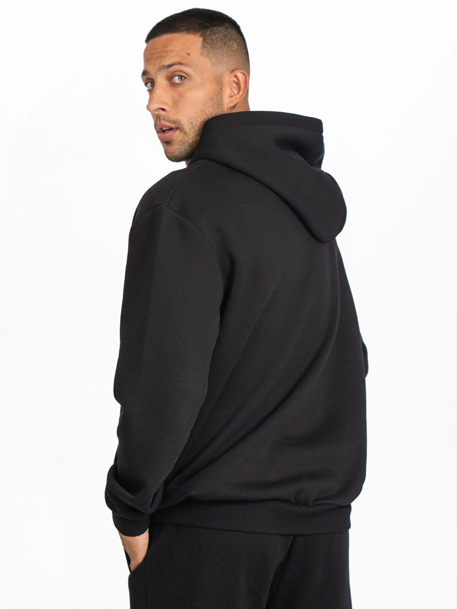 Unisex Hoodie - Black soft blend