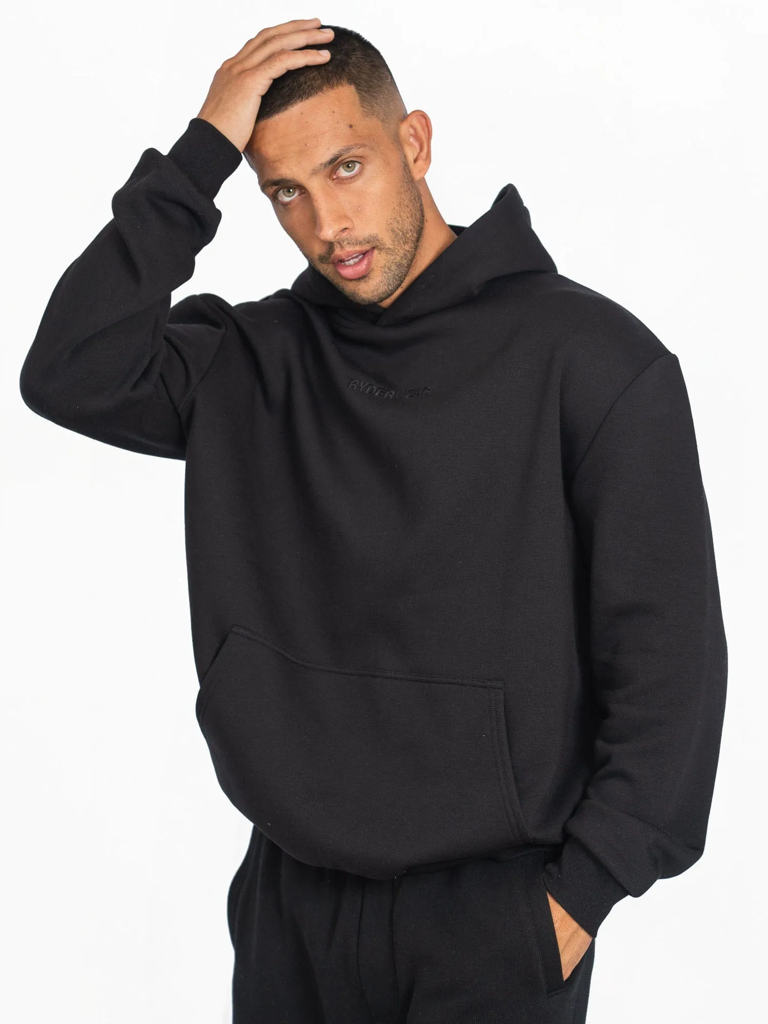 Unisex Hoodie - Black cozy fit