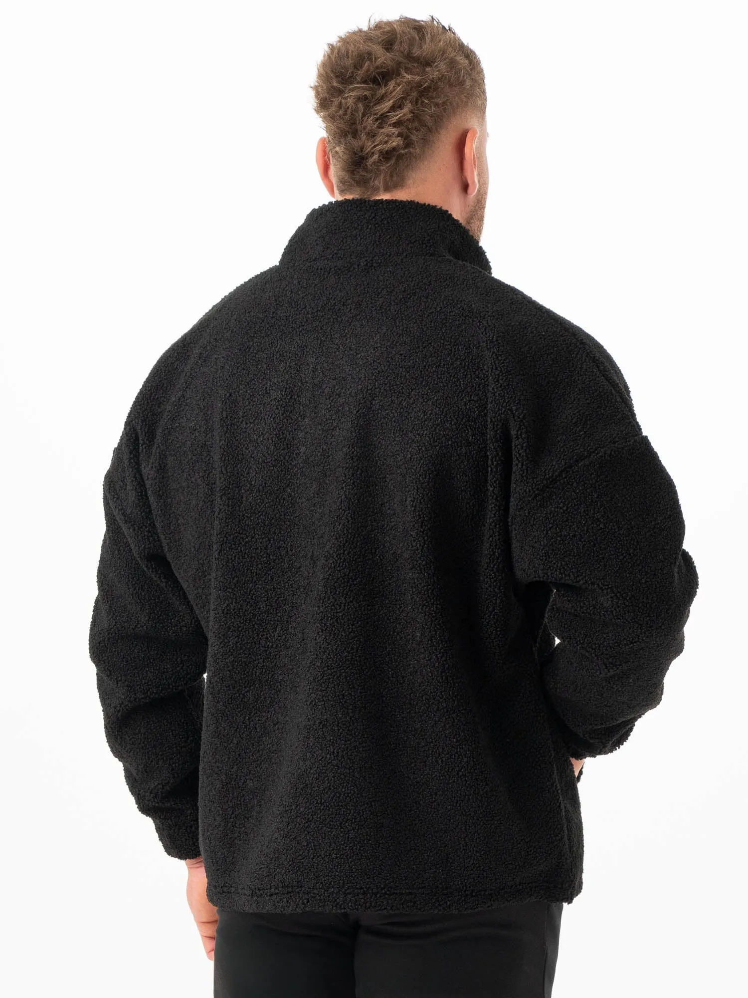 Unisex Teddy Jumper - Black durable knit