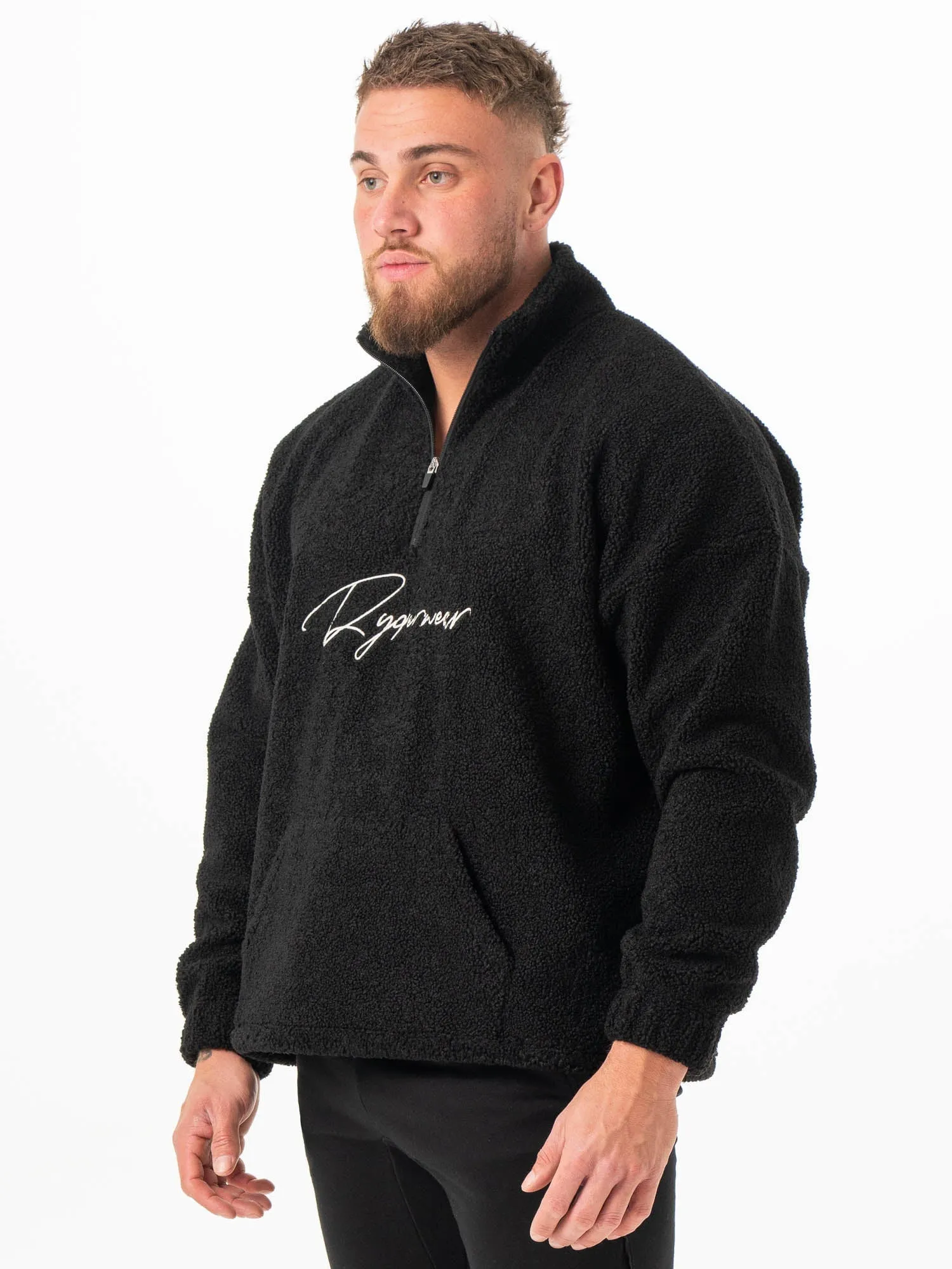 Unisex Teddy Jumper - Black soft touch