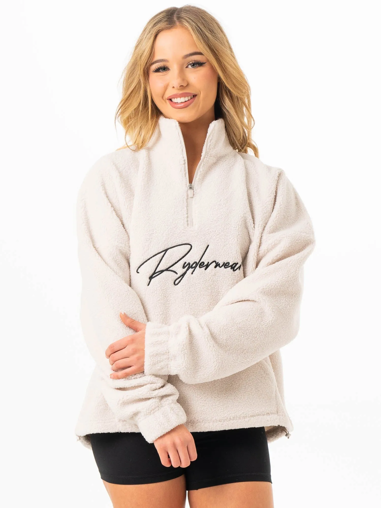 Unisex Teddy Jumper - Bone street style