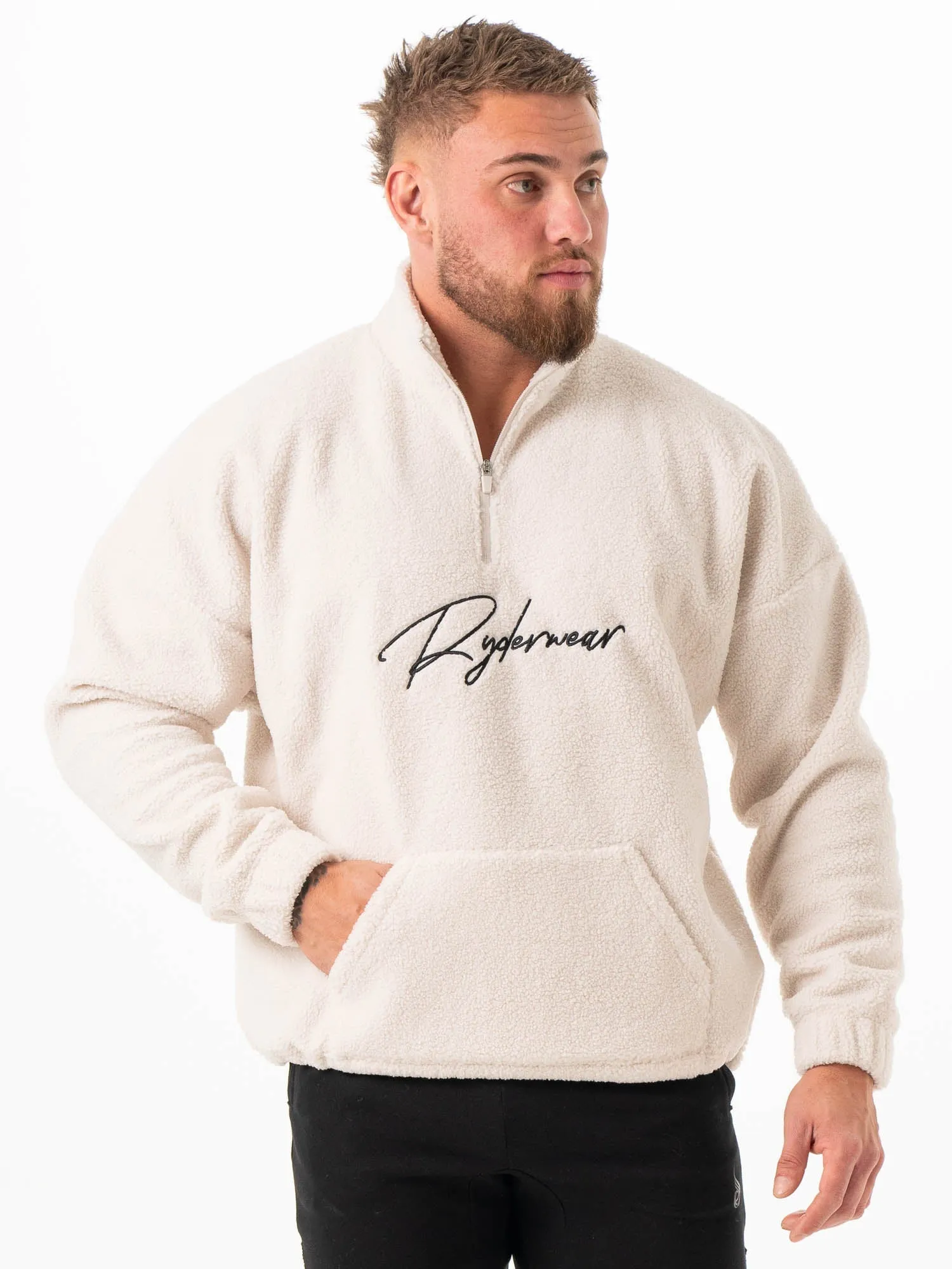 Unisex Teddy Jumper - Bone layering essential