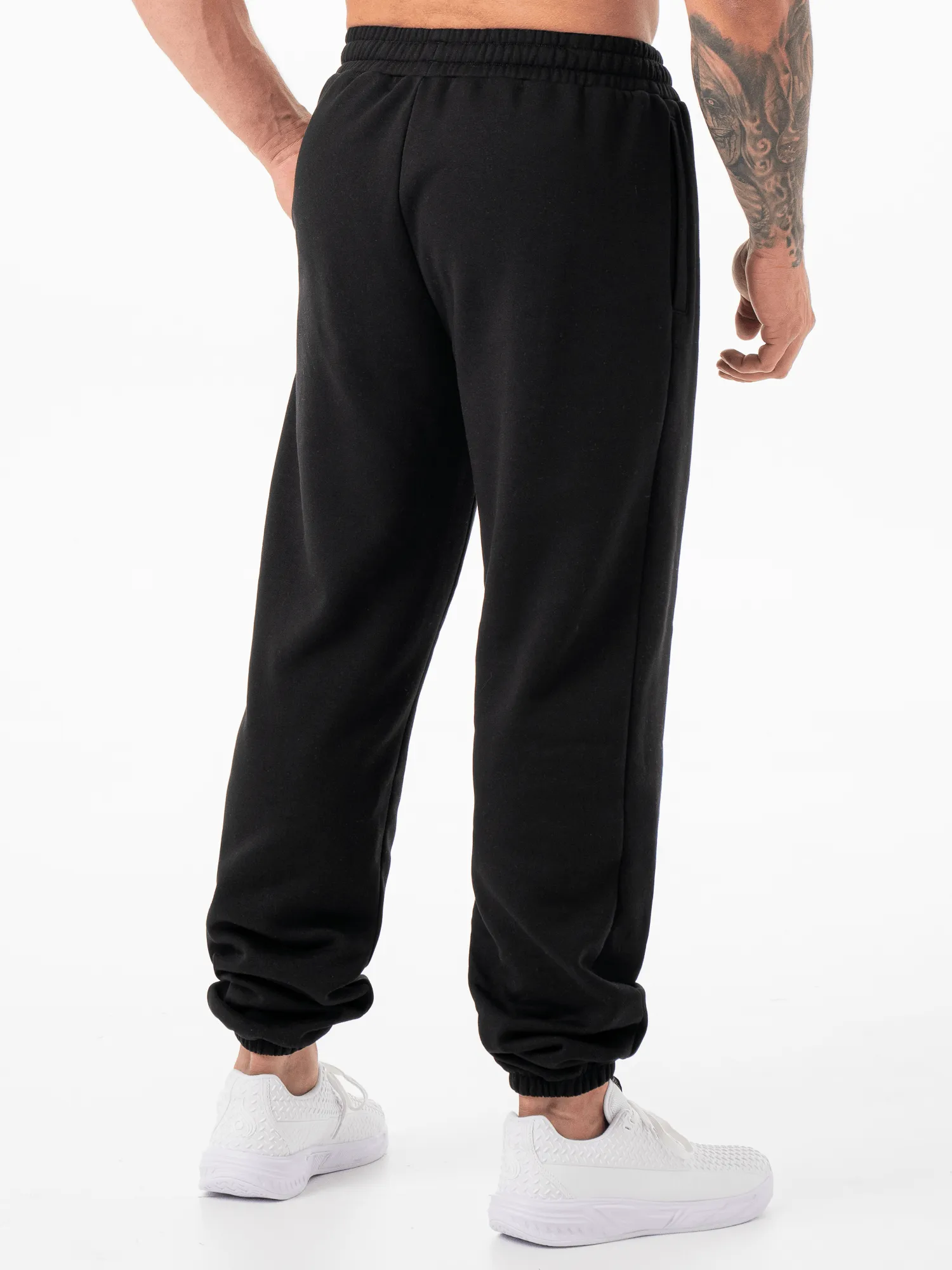 Unisex Track Pants - Black Thick Warm