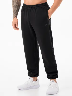 Unisex Track Pants - Black High Elastic Cloth
