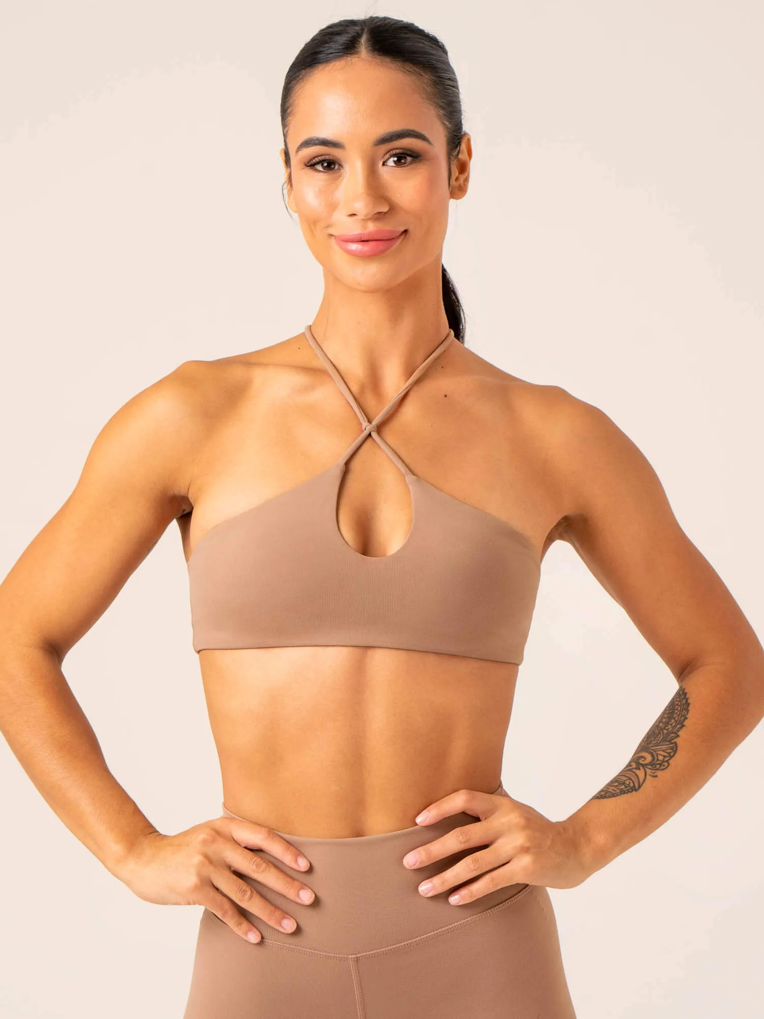 Unstoppable Sports Bra - Mocha Style Comfort