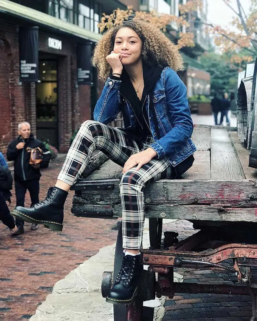 Vegan 1460 Boot in Black from Dr. Martens wind guard