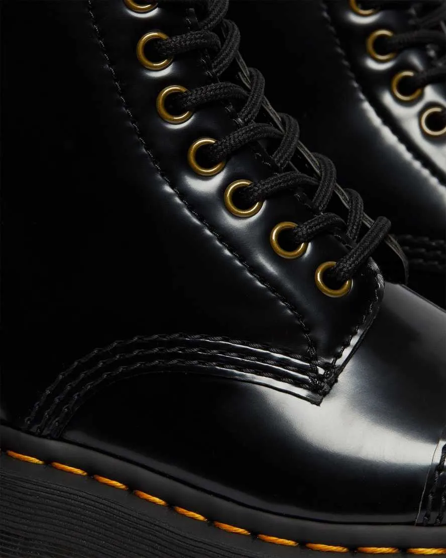 Vegan Sinclair Platform Boot in Black from Dr. Martens quiet power