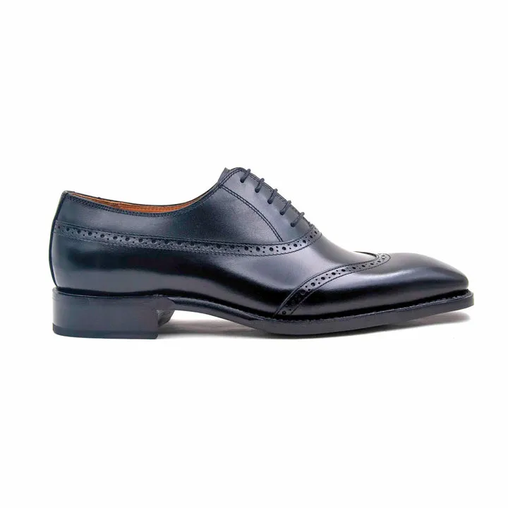 Victor Lace Up Shoes - Black easy outfit