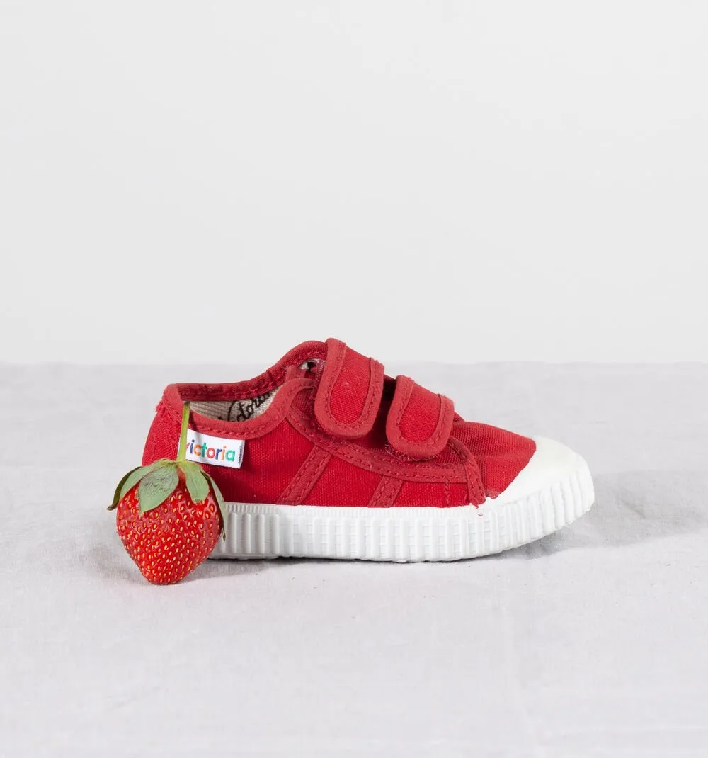 Victoria Boy's and Girl's Sneakers - Carmin everyday fit