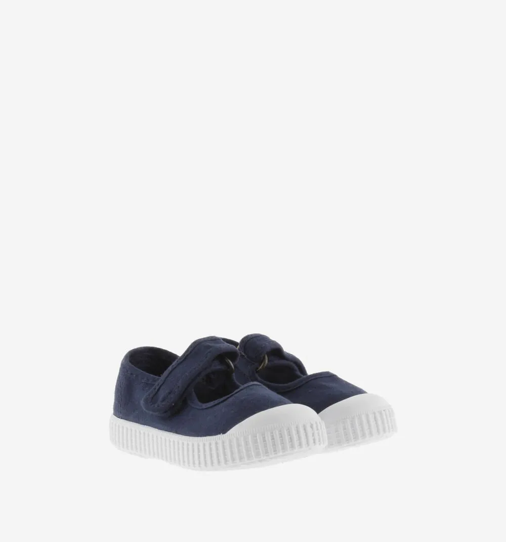 Victoria Girl's DREC Recycled Canvas Mary Jane Shoes - Marino go anywhere