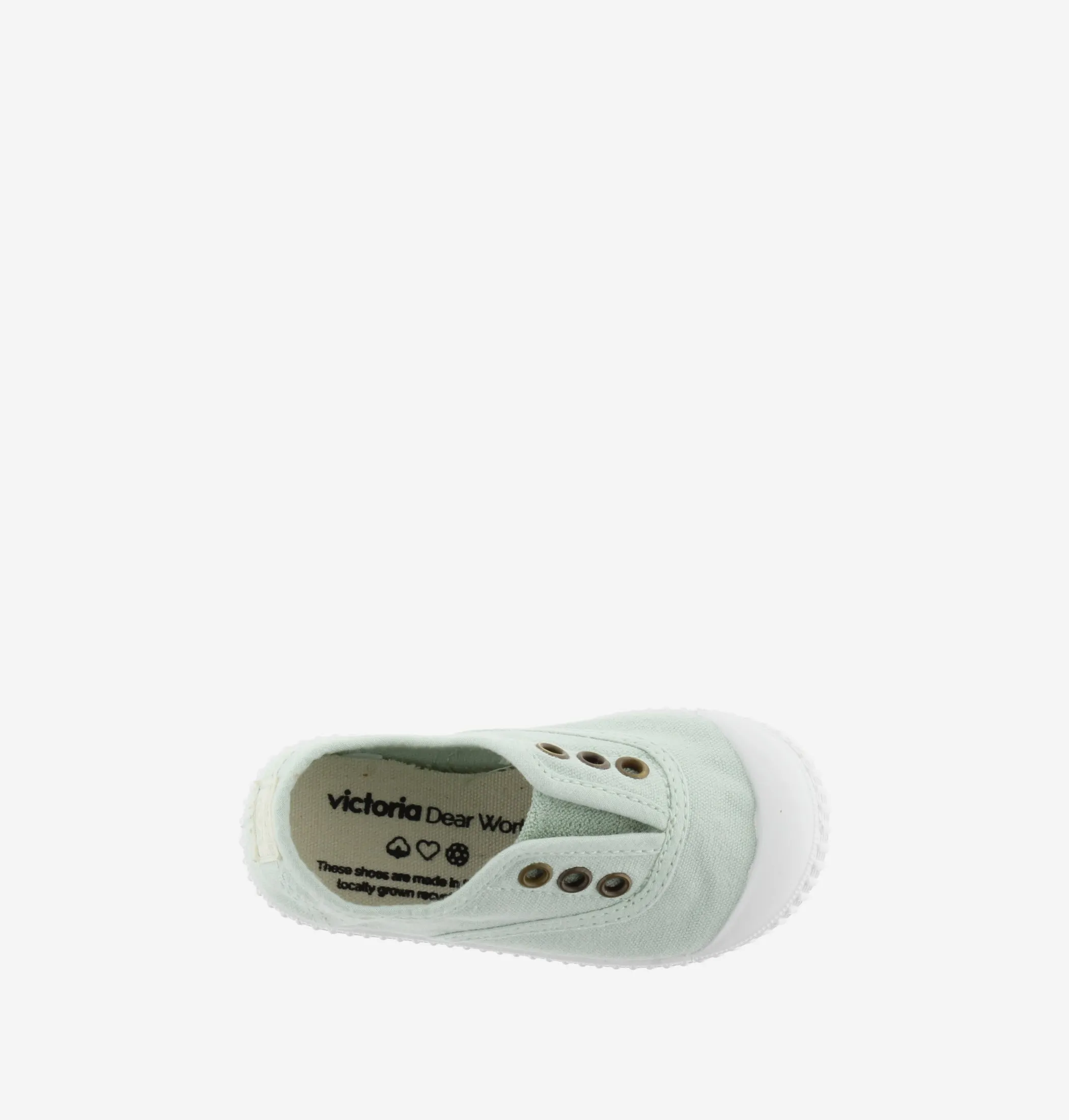 Victoria Girl's Inglesa DREC Canvas Trainers - Melon light pack