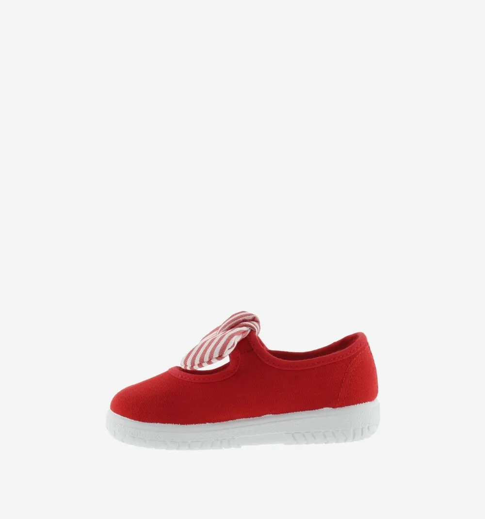 Victoria Girl's OJAL Canvas Mary Jane Shoes - Rojo high function