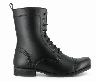 Vintage Boot in Black from Vegetarian Shoes bike lane