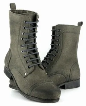 Vintage Boot in Grey from Vegetarian Shoes deep track