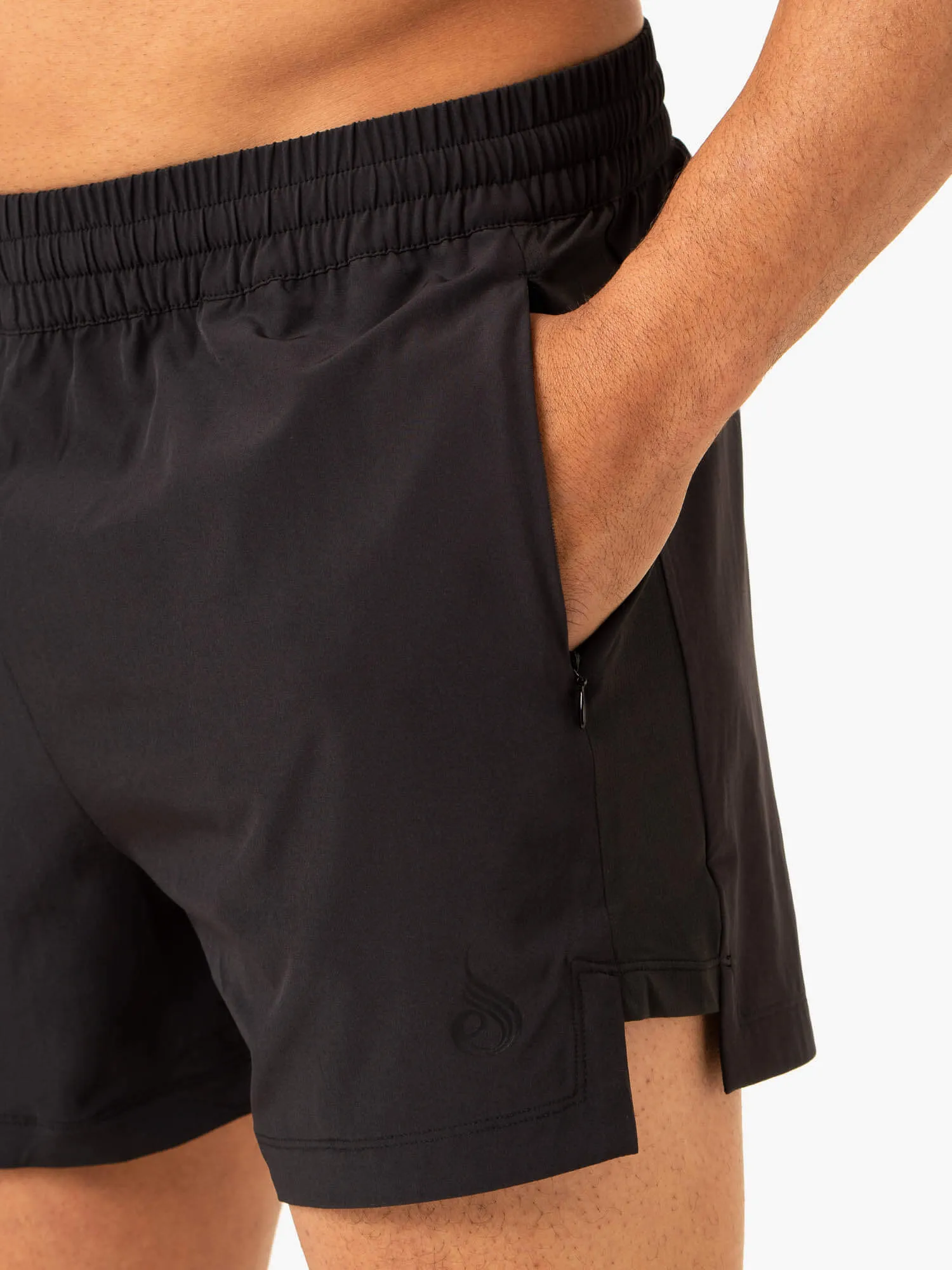 Vital Gym Short - Faded Black support level