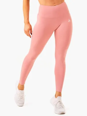 Vital High Waisted Scrunch Leggings - Blush Pink All day comfort