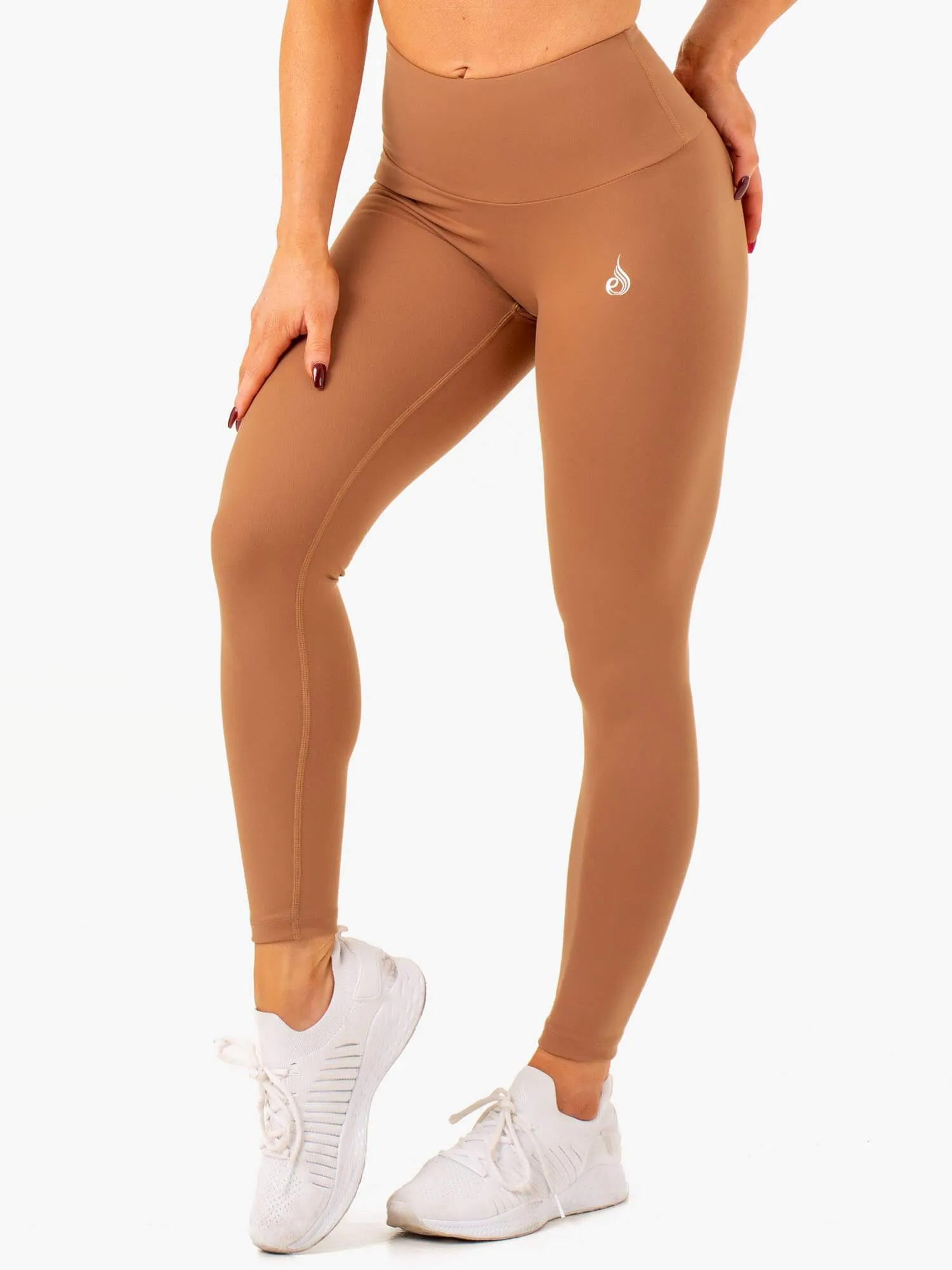 Vital High Waisted Scrunch Leggings - Mocha Trend setting