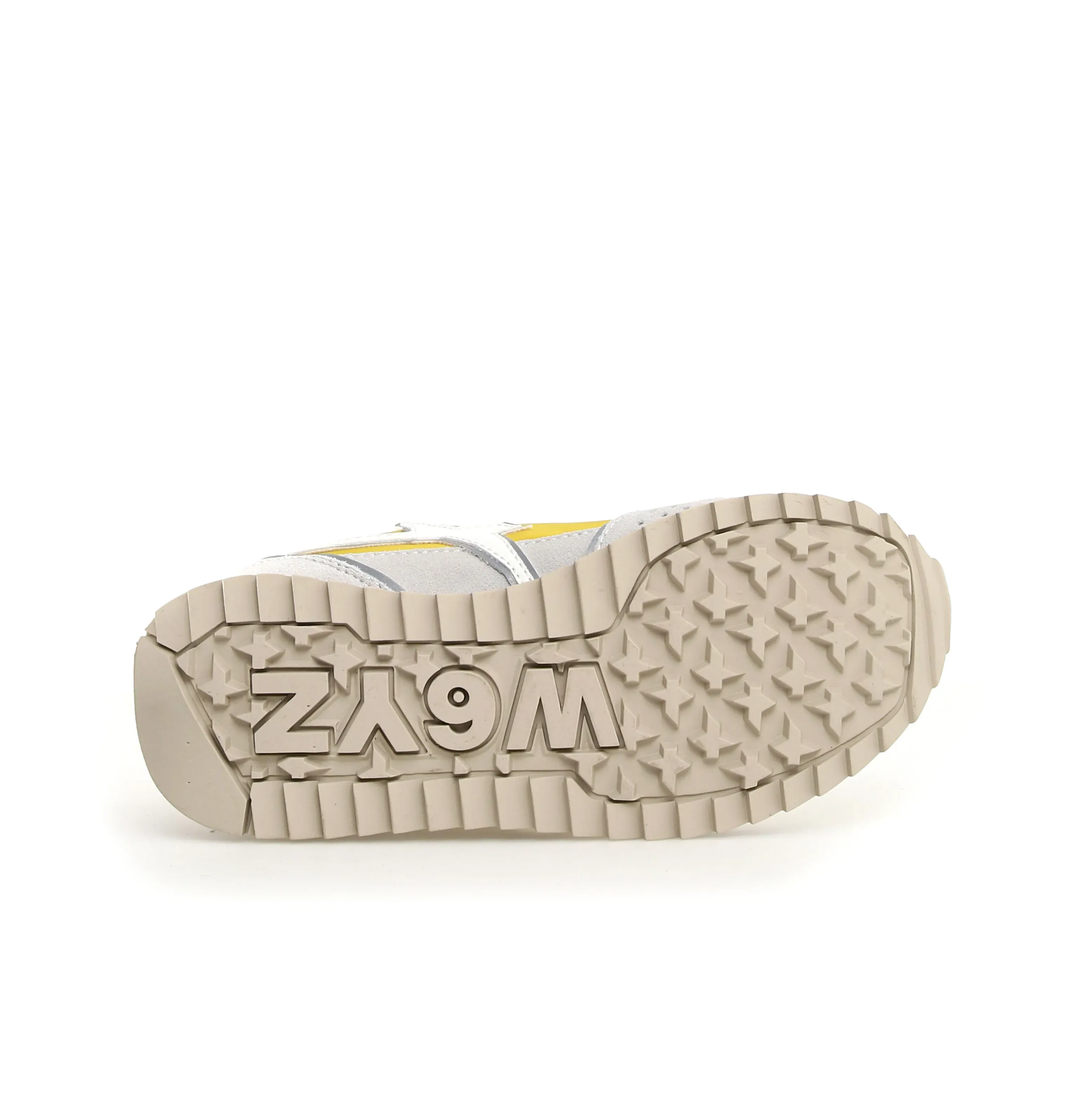 W6YZ Boy's And Girl's Jet Vl-J Casual Shoes - W6YZ White / Yellow smart soft