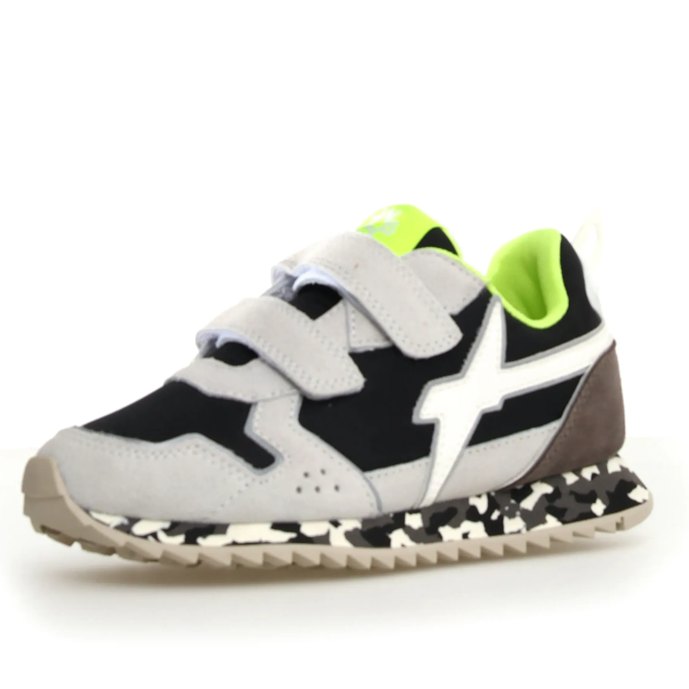 W6YZ Boy's And Girl's Jet Vl-J Casual Shoes - White / Black weekend ease