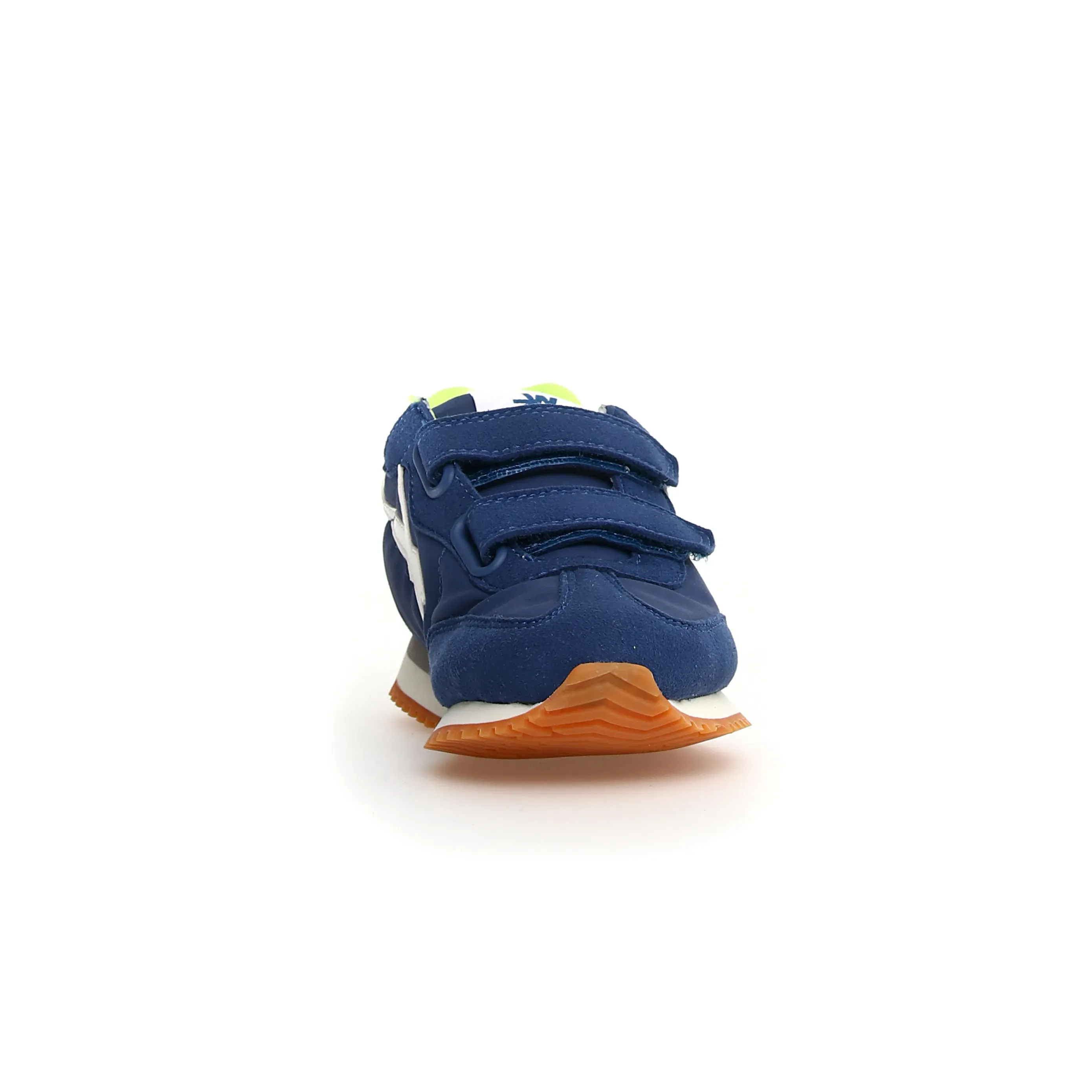 W6YZ Boy's Samoa Vl-J Casual Shoes - Azure / White / Yellow Fluo no tie