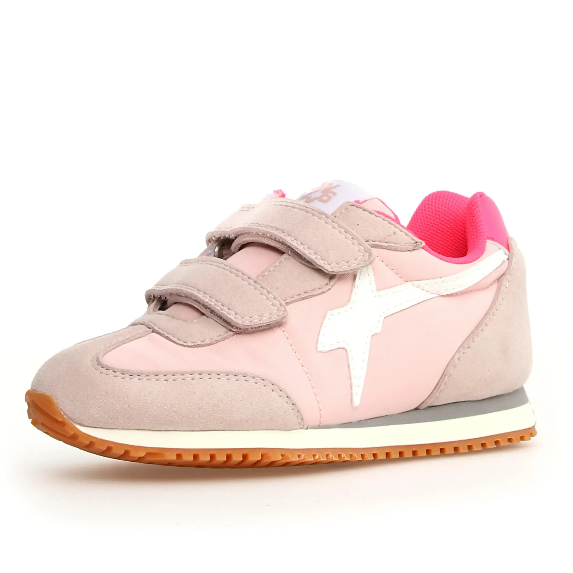 W6YZ Girl's Samoa Vl-J Casual Shoes - Cipria / White / Fuchsia Fluo work life