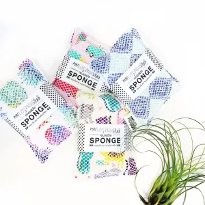 Washable Sponge in White/Print from Marley's Monsters light and comfy