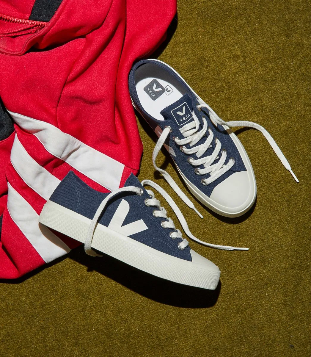 Wata II Low Canvas in Nautico Pierre from Veja Mood Maker