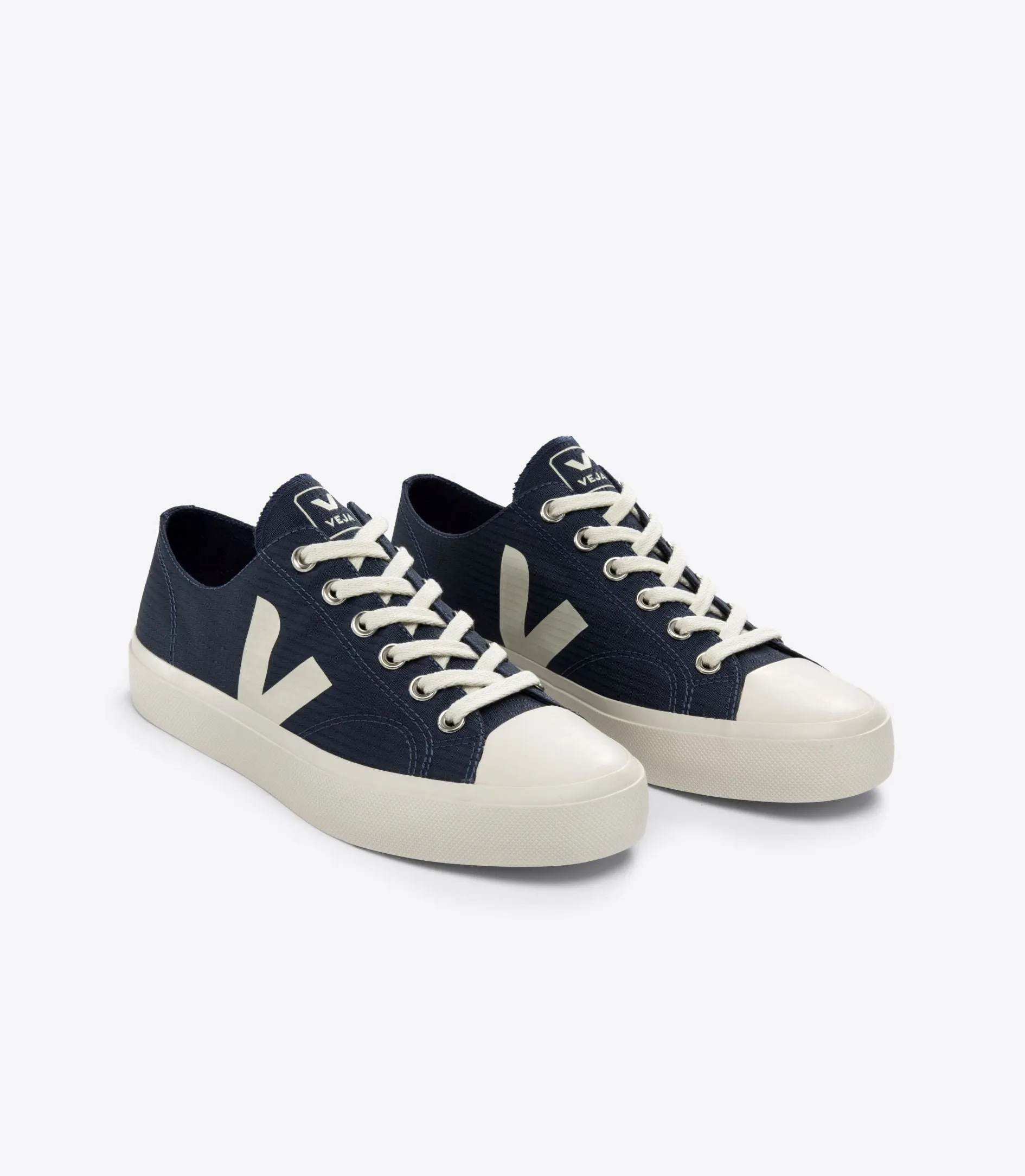 Wata II Low Canvas in Nautico Pierre from Veja Zen Fit