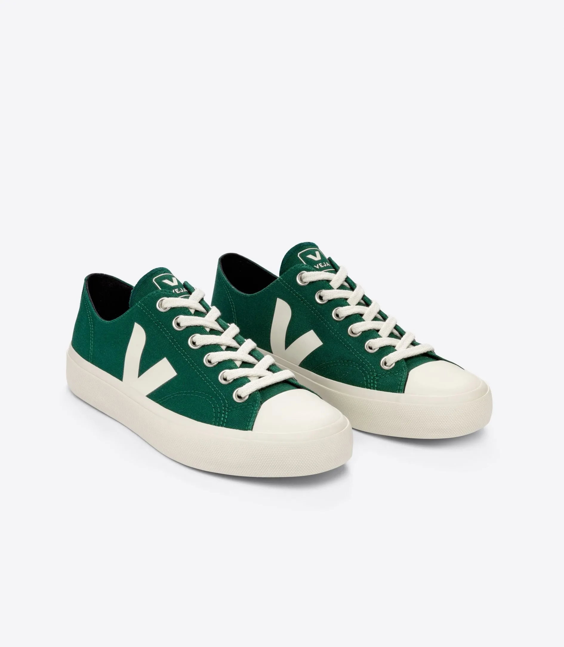 Wata II Low Canvas in Poker Pierre from Veja Clean Cut