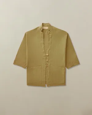 Women's Aoki Jacket in Garment Dyed Linen city living