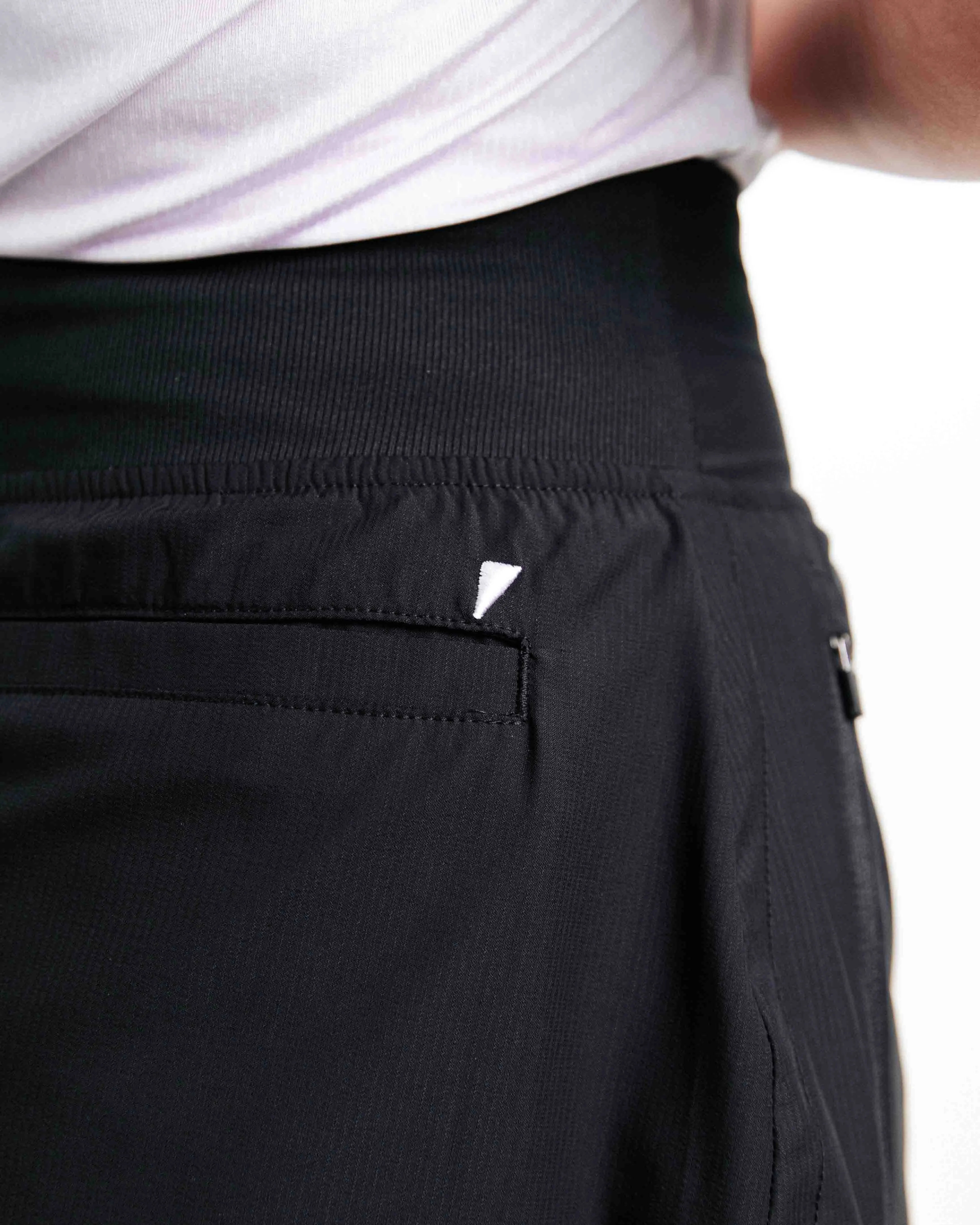 Women's Black Curved Hem Skirt Friendly vibe