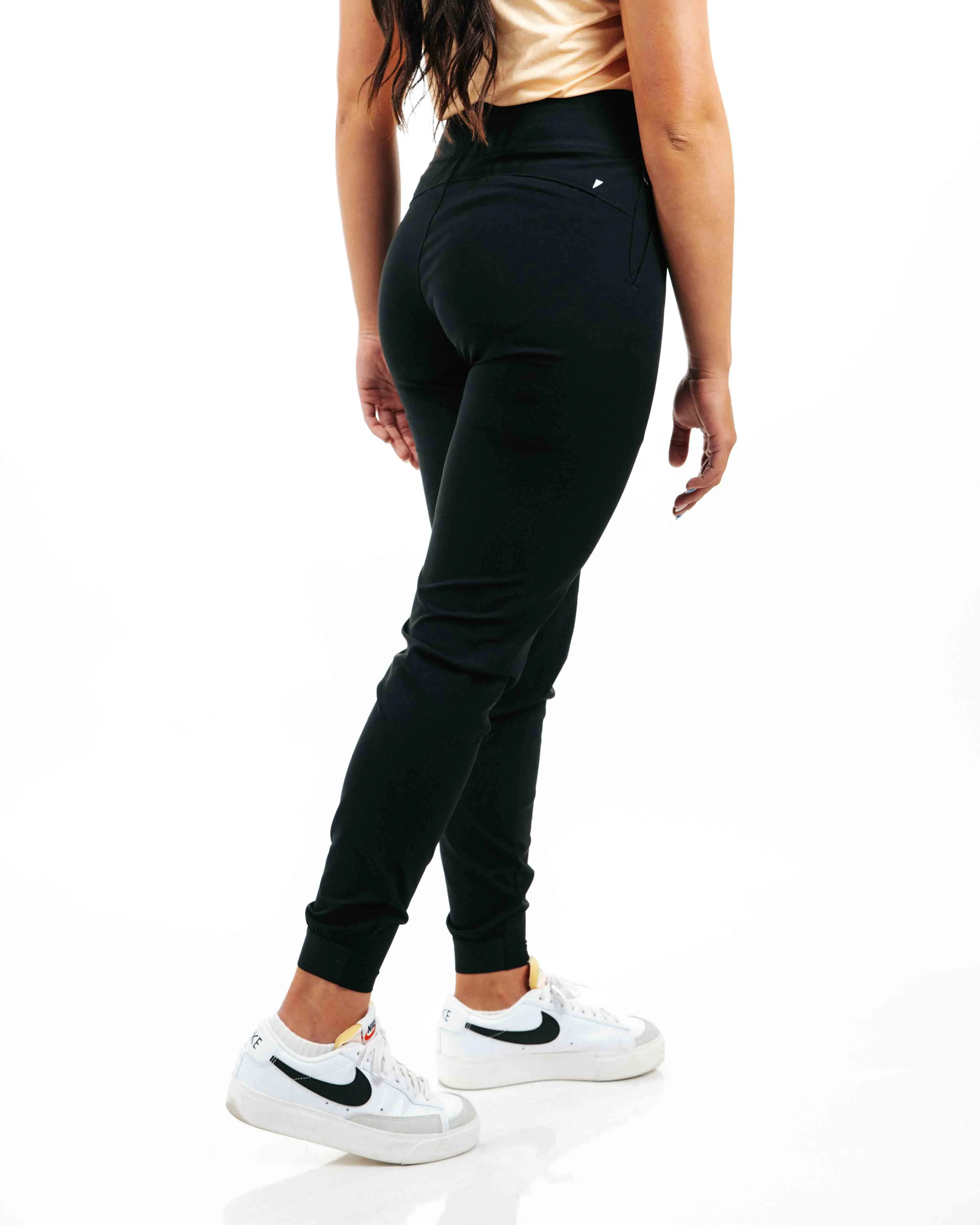 Women's Black Jogger outdoor exploring