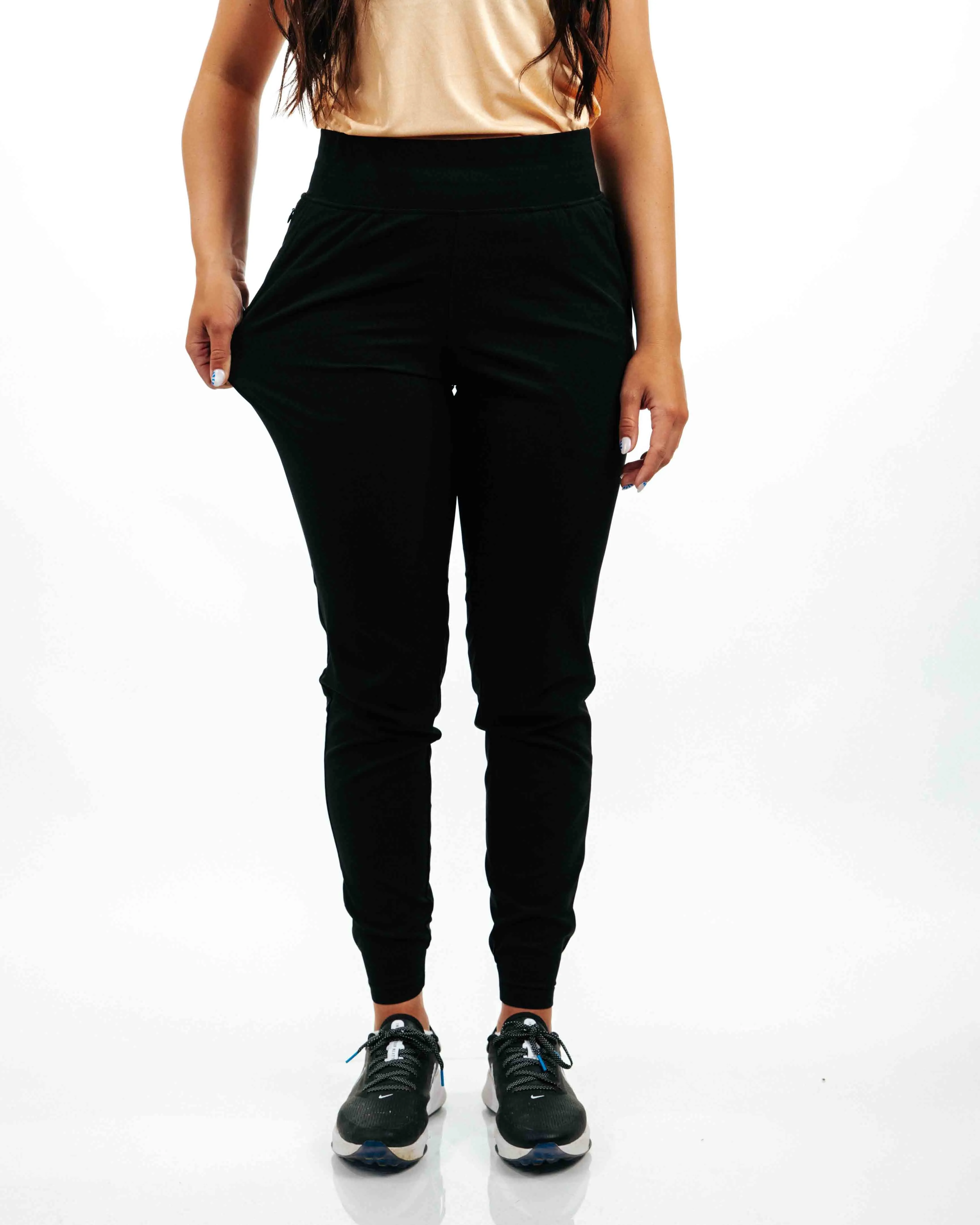 Women's Black Jogger travel comfort