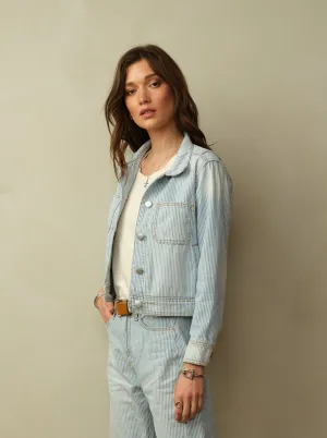 Women's Cody Railroad Stripe Jacket reflective details