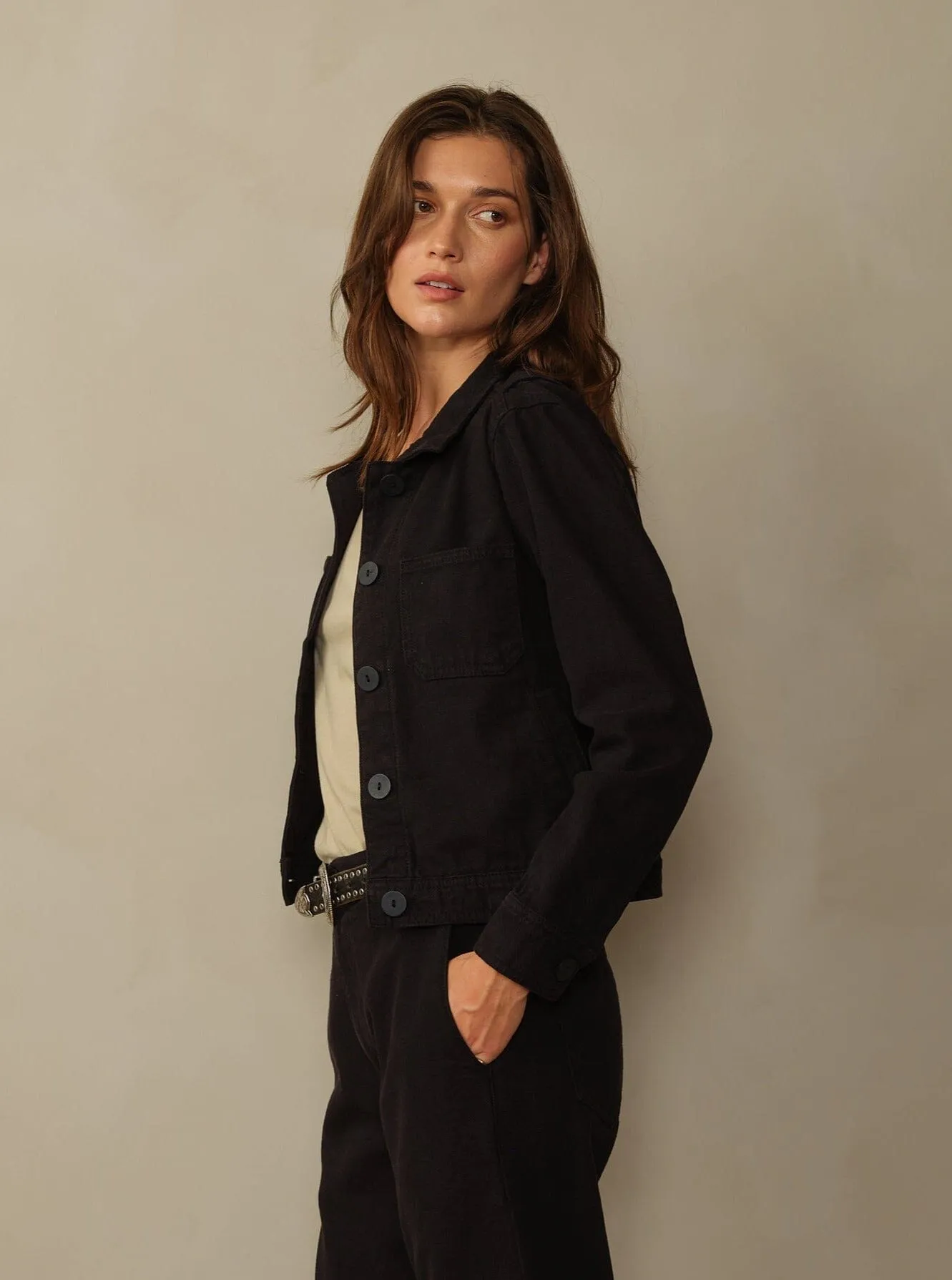 Women's Cody Recycled Cotton Jacket travel friendly