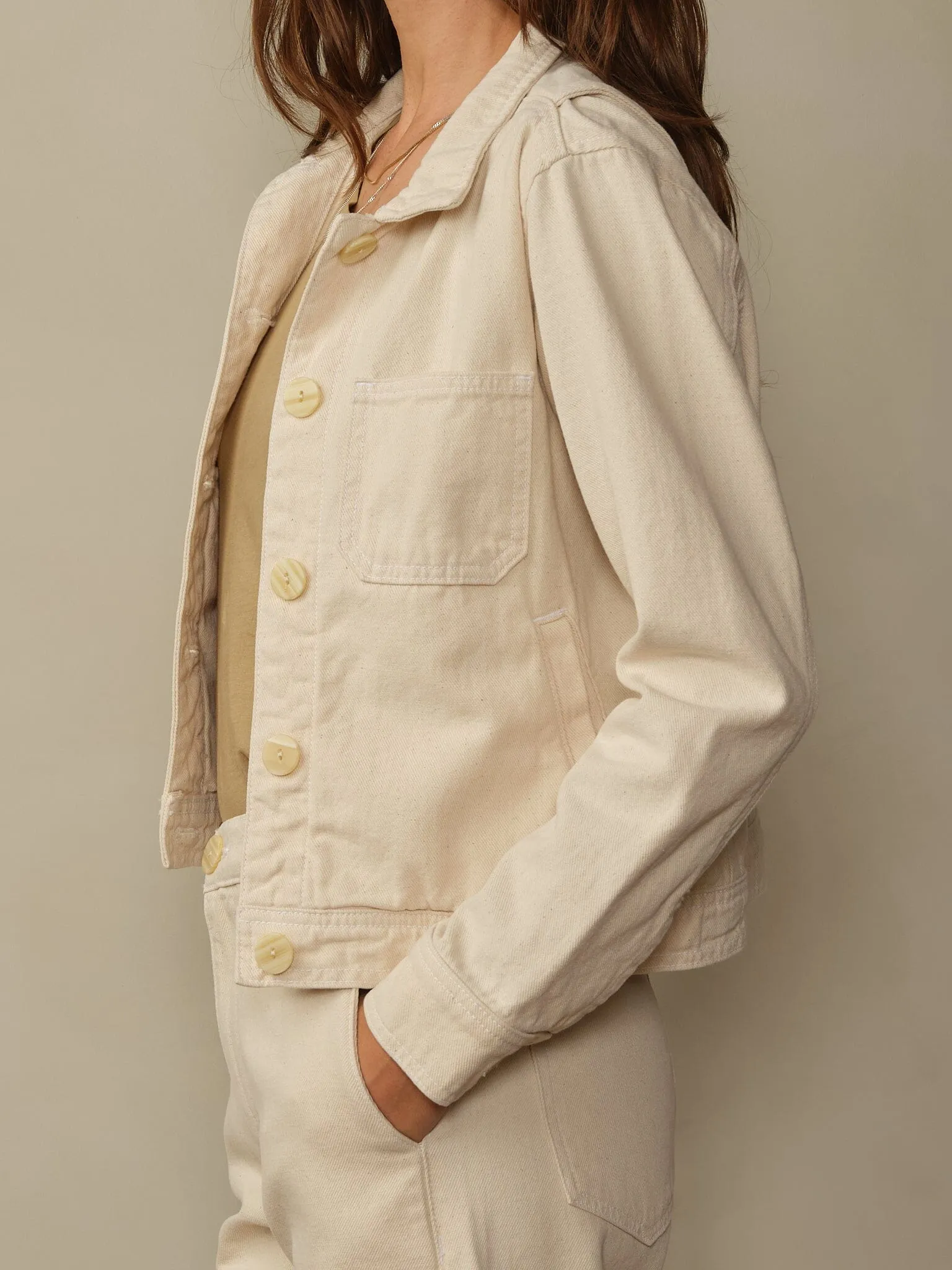 Women's Cody Recycled Cotton Jacket functional pockets