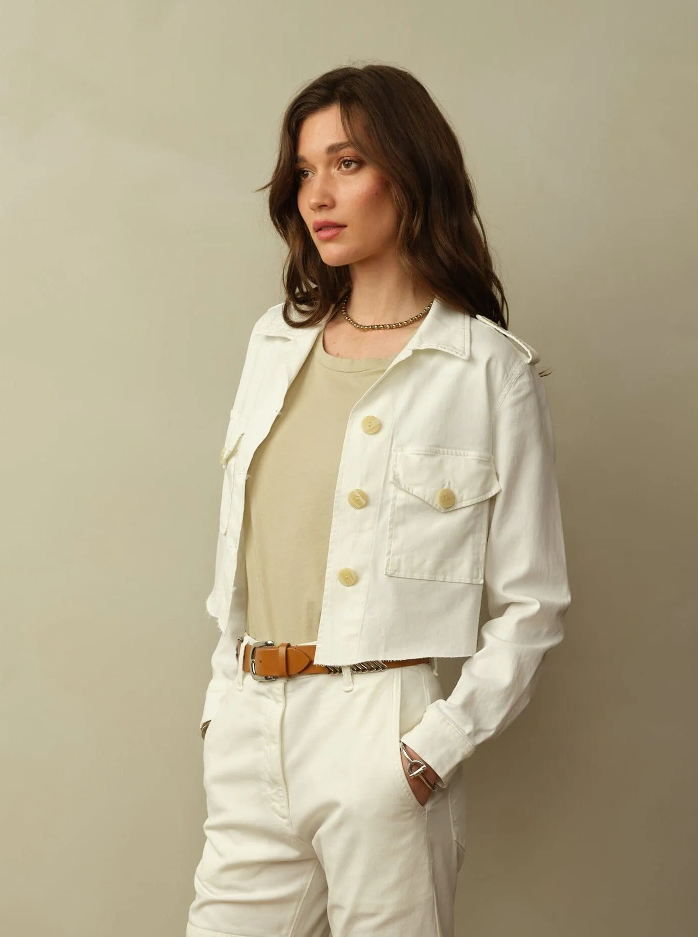 Women's Cropped Blaven Japanese Twill Jacket  - Final Sale versatile fit